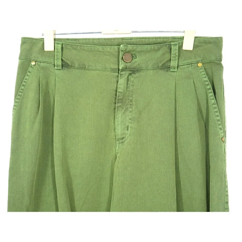 NWT Michael Kors Carrot Pants in Evergreen 2